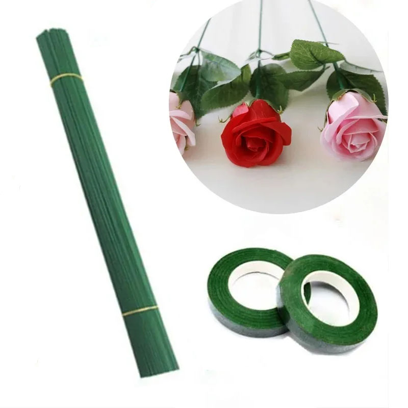 Florist Supply Bulk - Kawat Batang Bunga Buatan untuk DIY,